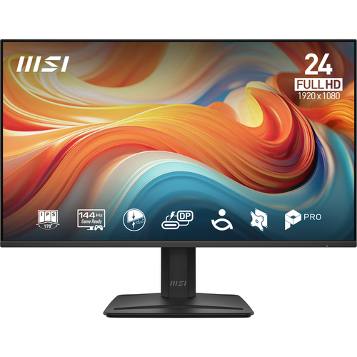 MSI MONITOR 23,8 LED IPS 16:9 FHD 144Hz 1ms 300 CDM, REG ALTEZZA, VGA/DP/HDMI, MULTIMEDIALE
